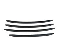 ARMYJY Lot de 4 enjoliveurs de poignée de porte en acier inoxydable pour BMW Série F10 520Li 2011-2017 Noir