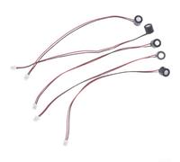 ARMYJY Lot de 5 microphones de surveillance avec micro audio - Forte résistance au bruit - Pour système de sécurité - Utilisation en extérieur - 11,7 cm