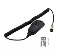 ARMYJY MH-31B8 Microphone haut-parleur 8 broches pour Yaesu FT-847 FT-920 FT-990 - Microphone portatif avec bouton PTT pour station de base radio Ham Noir