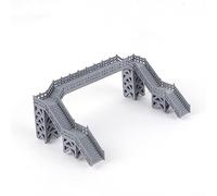 ARMYJY Model Bridge Outland Models Railway Scenery Overhead Footbridge 1:220 Z Scale Accessoires