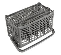 ARMYJY Panier à couverts 2 en 1 gris compatible avec Bosch, Siemens, Electrolux, Bauknecht, Ignis, Constructa, Support pour argenterie de lave-vaisselle