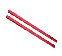ARMYJY Rail de guidage coulissant en aluminium à onglets en T, 100-450 mm Système de barre de guidage pour scie de table, défonceuse, presse à percer, outil de travail du bois sur établi 2 pièces (450