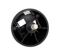 ARMYJY Roue avant de rechange pour ISWEEEP pour aspirateurs robots X5 et 360 C60 - Roulette pivotante en plastique noir avec maniabilité fluide pour tapis, carrelage et bois dur