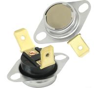 ARMYJY Thermostat haute limite D510702 - Réinitialisation automatique pour sèche-linge Huebsch pour sèche-linge Unimac Queen - Dispositif de sécurité de protection contre la surchauffe (2 pièces)