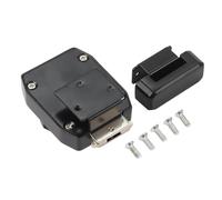 ARMYJY Verrou électrique en verre avec clavier tactile, code 4 à 16 chiffres, batterie Li-ion rechargeable, alerte basse tension, pour portes coulissantes en verre sans cadre (3 à 12 mm) et portes en