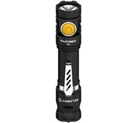 ArmyTek Partner C2 Magnet USB White F07802C LED Lampe de poche avec clip ceinture, avec étui à batterie 1100 lm 118 g