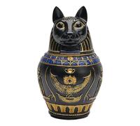 ARN pour animaux de compagnie crémation - résine décoration souvenir | Urnes du dieu chat égyptien, presse commémorant Animalis, chats, perte, condoléances, deuil, pierre tombale,