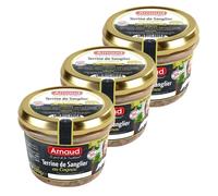 Arnaud - Lot 3x Terrine de sanglier au Cognac - Bocal 180g