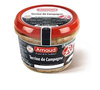 ARNAUD Terrine De Campagne Label Rouge 180G - Délice charcutier traditionnel français de qualité 180g - Lot De 4