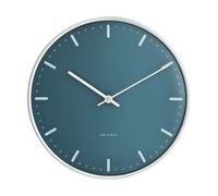 Arne Jacobsen Clocks Horloge murale Arne Jacobsen City Hall Bleu. Ø29 cm