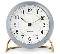 Arne Jacobsen Station Horloge de table Gris/Blanc Rosendahl Timepieces OFFRE SPECIALE - 5709513436744