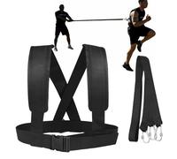 Arnés para tirar de trineo - arnés multiuso para tirar de neumáticos y entrenamiento de resistencia | Arnés para entrenamiento de velocidad con trineo con pesas | Equipo de fitness duradero para tirar