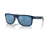 Arnette, Homme, Accessoires, Bleu, Taille: 56 MM Lunettes de soleil bleu mat avec miroir bleu