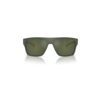 Arnette Homme Sunglass AN4330 Hijiki - Couleur du Monture: Vert militaire, Couleur de Lentille: Pétrole Effet Miroir Vert Clair