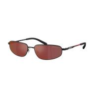 Arnette Homme Sunglass AN3092 Narro - Couleur du Monture: Noir mat, Couleur de Lentille: Gris effet miroir Orange/Jaune