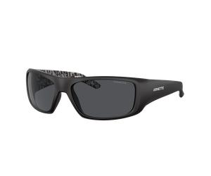 Arnette Homme Sunglass AN4182 Hot Shot - Couleur du Monture: Caoutchouc noir, Couleur de Lentille: Gris foncé