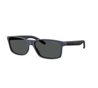 Arnette Homme Sunglass AN4185 Slickster - Couleur du Monture: Caoutchouc Bleu marine, Couleur de Lentille: Gris foncé