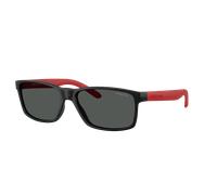 Arnette Homme Sunglass AN4185 Slickster - Couleur du Monture: Noir mat, Couleur de Lentille: Gris foncé