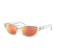 Arnette Homme Sunglass AN4260 Lost Boy - Couleur du Monture: Cristal transparent brillant, Couleur de Lentille: Rouge