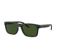 Arnette Homme Sunglass AN4298 Bandra - Couleur du Monture: Noir mat, Couleur de Lentille: Vert foncé