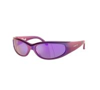 Arnette Homme Sunglass AN4302 Catfish - Couleur du Monture: Bleu/violet irisé, Couleur de Lentille: Violet effet miroir gris