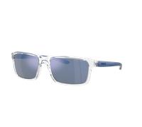 Arnette Homme Sunglass AN4322 Mwamba - Couleur du Monture: Cristal, Couleur de Lentille: Gris foncé Effet miroir Water polarisé