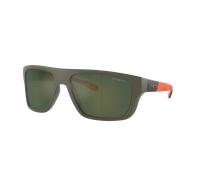 Arnette Homme Sunglass AN4330 Hijiki - Couleur du Monture: Vert militaire, Couleur de Lentille: Pétrole Effet Miroir Vert Clair