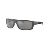 Arnette Homme Sunglass AN4336 Frambuesa - Couleur du Monture: Gris moyen/noir mat/brillant, Couleur de Lentille: Grey Mirror Silver 80 Polar