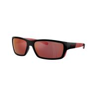 Arnette Homme Sunglass AN4336 Frambuesa - Couleur du Monture: Noir/rouge mat/brillant, Couleur de Lentille: Gris effet miroir Orange/Jaune