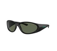 Arnette Homme Sunglass AN4342 Ilum 2.0 - Couleur du Monture: Noir mat, Couleur de Lentille: Vert foncé