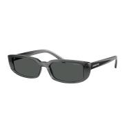 Arnette Homme Sunglass AN4348 Jet - Couleur du Monture: Transparent Gris, Couleur de Lentille: Gris foncé
