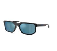 Arnette Homme Sunglass AN4372 - Couleur du Monture: Noir recy ouleur de Lentille: Bleu Effet miroir bleu