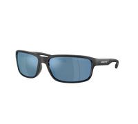 Arnette Homme Sunglass AN4373 - Couleur du Monture: Noir recyclé mat, Couleur de Lentille: Eau miroir polarisé