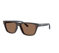 Arnette Homme Sunglass AN4376 - Couleur du Monture: Bleu foncé mat, Couleur de Lentille: Incolore