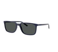 Arnette Homme Sunglass Dinsky - Couleur du Monture: Bleu, Couleur de Lentille: Gris foncé