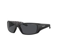 Arnette Homme Sunglass Hot Shot - Couleur du Monture: Caoutchouc noir, Couleur de Lentille: Gris foncé