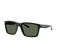 Arnette Homme Sunglass Plot Twist - Couleur du Monture: Noir recy ouleur de Lentille: Vert foncé