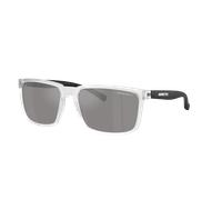 Arnette Homme Sunglass Stripe - Couleur du Monture: Cristal mat, Couleur de Lentille: Gris argent miroir 80 polarisé