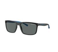 Arnette Homme Sunglass Stripe - Couleur du Monture: Noir mat, Couleur de Lentille: Gris foncé Polarisé