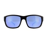Arnette Lunettes de Soleil Bushwick 4256 01/22 Noir Mat Gris Foncé Miroir Eau
