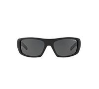 Arnette Lunettes de soleil Hot Shot AN4182 Rectangulaires Homme Noir Verres gris foncé S