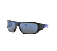 Arnette Unisex Sunglass AN4297 Snap II - Couleur du Monture: Noir mat, Couleur de Lentille: Gris foncé Effet miroir Water polarisé