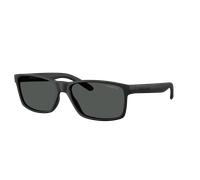 Arnette Unisex Sunglass Slickster - Couleur du Monture: Caoutchouc noir, Couleur de Lentille: Gris foncé
