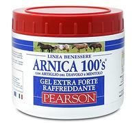 ARNICA 100'S - Arnica pour chevaux, Gel rafraîchissant extra fort Pearson [500ml]. Crème à l'arnica Gel fort griffe du diable et menthol. Pommade défatigante et relaxante