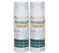 ARNICAN - Actifroid Mousse crépitante à effet froid base d'arnica Effet apaisant Aérosol 50 ml Gel(S) 2x50