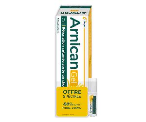 Arnican Gel format éco et roll on Pocket à base d'arnica 100g + 10ml