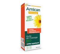 ARNICAN - Huile de massage BIO à base d'arnica, gaulthérie et d'harpagophytum - Effet apaisant - 100% origine naturelle - Fabriquée en France - Flacon de 100 ml