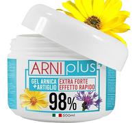 ARNIplus + Arnica pour chevaux à usage humain, effet froid, 500 ml arnica gel fort 98 %, absorption rapide, non grasse, Arnica montana + griffe du diable, fabriquée en Italie