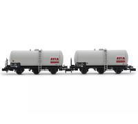 ARNOLD 2 wagons citerne 3 essieux, « AVIA », ép. IV - N 1/160 - ARNOLD HN6676