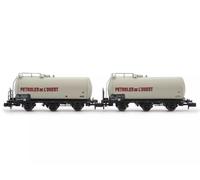 ARNOLD 2 wagons citerne 3 essieux, « Pétrole de l'Ouest », ép. IV - N 1/160 - AR
